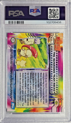 PSA 7 NM 1999 Topps Pokemon - Movie Edition ~ Nefarious Team Rocket ~ Foil - #12 - Image 2