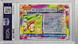PSA 7 NM 1999 Topps Pokemon - Movie Edition ~ Nefarious Team Rocket ~ Foil - #12 - Image 3