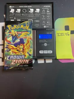 22.46g VERY HEAVY Crown Zenith Pokemon Sealed Booster Pack New - Image 1