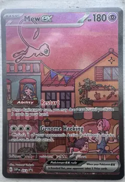 Mew ex 053 Pokemon TCG Scarlet Violet 151 Black Star Promo Full Art - Image 1