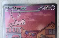 Mew ex 053 Pokemon TCG Scarlet Violet 151 Black Star Promo Full Art - Image 2