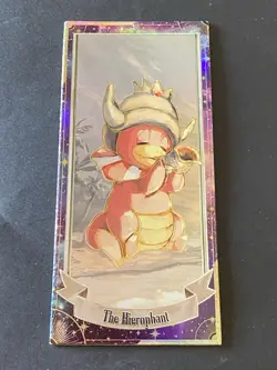 NON TCG Pokemon Elf Eif Origin Collection Tarot The Hierophant Slowking Gold - Image 1