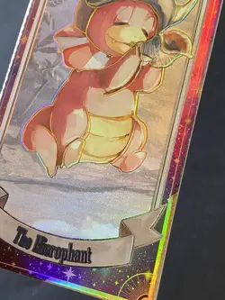 NON TCG Pokemon Elf Eif Origin Collection Tarot The Hierophant Slowking Gold - Image 5