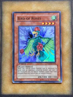 Yugioh Bird of Roses TSHD-EN018 Super Rare 1st Ed NM - Image 1