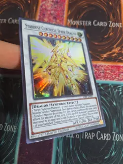 Yu-Gi-Oh! Stardust Chronicle Spark Dragon CIBR-ENSE1 Super Rare Limited NM a1/ - Image 2