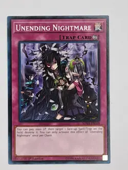 YuGiOh Unending Nightmare SDSH-EN038 Common 1st Edition NM - Image 3