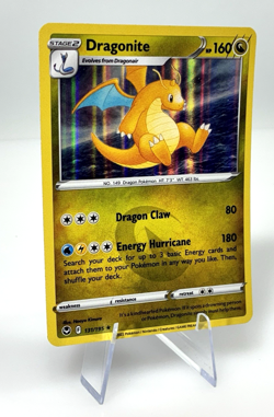 2022 Pokemon Dragonite 131/195 Silver Tempest Sword Shield Holo Rare Card - Image 3