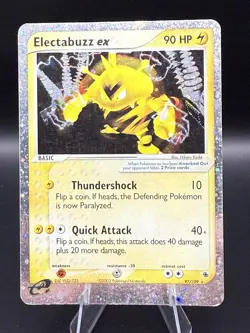 Pokemon TCG Electabuzz EX Ruby & Sapphire Holo Ultra Rare Card 97/109 - LP - Image 1