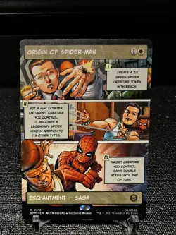 Origin of Spider-Man SHOWCASE #218 NM/M MTG Spiderman Magic Card - Image 1