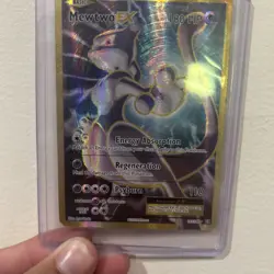 Pokemon XY Evolutions Mewtwo EX Ultra Rare Full Art Foil Card 103/108 2016 NM M - Image 3