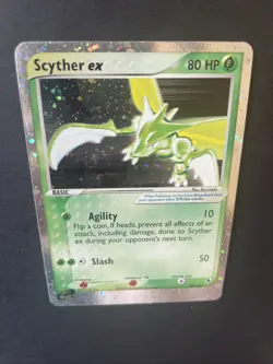 Pokemon Scyther ex 80 HP Holo Trading Card Game - Image 5