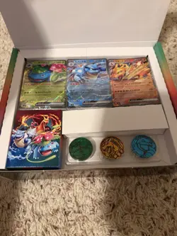 Pokemon Card Deck Set EX Venusaur, Charizard, Blastoise Japanese OPEN BOX - Image 4