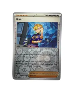 Briar 132/142 Pokemon TCG SV07 Stellar Crown - Reverse Holo Trainer Card - Image 1