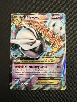 Pokemon Mega-Mewtwo-EX Holo Ultra Rare TCG Card 63/162 Breakthrough - Image 1