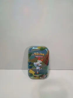 Pokemon Trading Card Game Mini Tin Scorbunny Design *JUST THE TIN NO PACKS* - Image 1