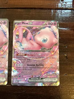 Pokemon 2 Card Lot - Mew ex 151/165 Sv: Scarlet & Violet 151 Double Rare Holo - Image 2