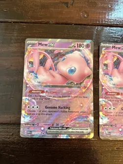 Pokemon 2 Card Lot - Mew ex 151/165 Sv: Scarlet & Violet 151 Double Rare Holo - Image 3
