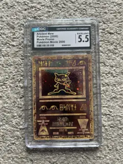 Ancient Mew Holo Rare Movie Promo Pokemon Card. CGC 5.5 - Image 1