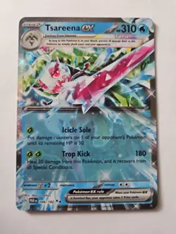 Tsareena ex 046/182 Holo SV04: Paradox Rift NM Pokemon TCG Card - Image 1