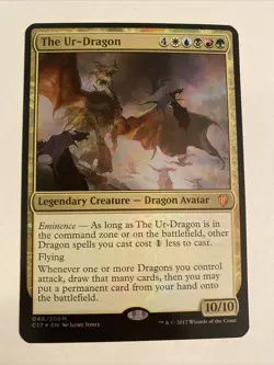 The Ur-Dragon Commander 2017 Oversized Foil Card - Image 1