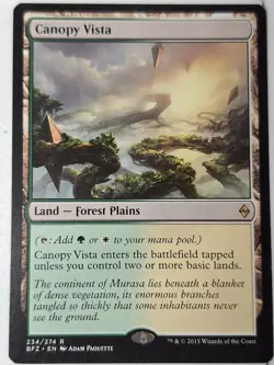 Canopy Vista - Battle for Zendikar - Magic the Gathering MTG Nice! - Image 1