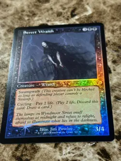 STREET WRAITH Magic MTG Dominaria Remastered Retro Frame Foil - Image 1