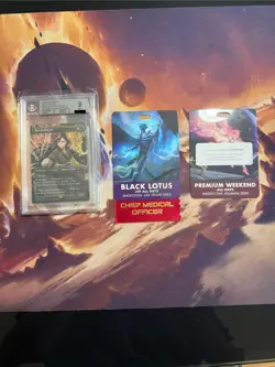 MTG FOIL Tifa Lockhart PTQ Promo 0002 MagicCon Las Vegas New NM BGS 9 - Image 3