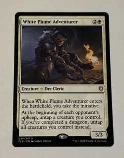 MTG White Plume Adventurer Commander Legends Battle For Baldur's Gate NM - Image 1
