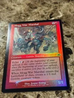 MOGG WAR MARSHAL Magic MTG Dominaria Remastered Retro Frame Foil - Image 1