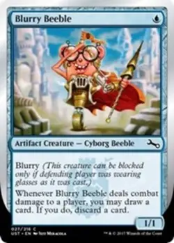 1 x Blurry Beeble - Foil - Unstable - NM-Mint - MTG - Image 1