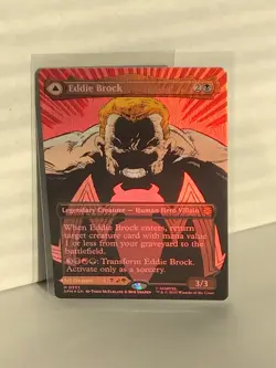 Venom Eddie Brock- Borderless FOIL - Marvel's Spider-Man (0233) MTG - SSP NP - Image 2