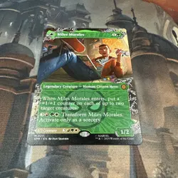 Miles Morales MINT 0211 Borderless Marvel's Spider-Man SPM MTG Unplayed Mythic M - Image 2