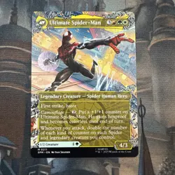 Miles Morales MINT 0211 Borderless Marvel's Spider-Man SPM MTG Unplayed Mythic M - Image 3
