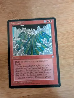 MTG Jokulhaups Ice Age Collectible Card NM Condition - Image 1