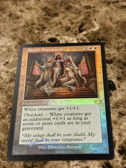 DIVINE SACRAMENT Magic MTG Dominaria Remastered Retro Frame Foil - Image 1