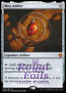 Mox Amber 1x FOIL DOM MTG Dominaria Mythic MINT artifact - Image 1