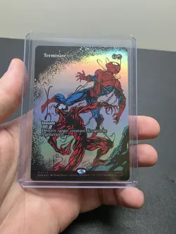 MTG Terminate #0040 Foil Borderless Mythic Marvel Eternal-Legal (MAR) - Image 1