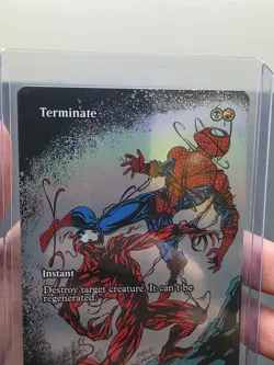 MTG Terminate #0040 Foil Borderless Mythic Marvel Eternal-Legal (MAR) - Image 4