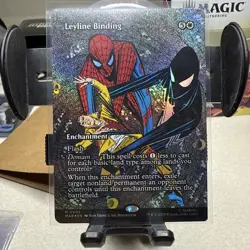MTG Leyline Binding 0002 Spider-Man Marvel Universes Beyond NM/M Magic Card - Image 1