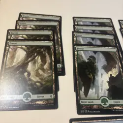 Lot Of 50 Full Art Basic Land Mostly BFZ MTG Magic The Gathering - Image 2