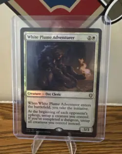 MTG FOIL White Plume Adventurer - Commander Legends: Battle for Baldur's Gate - Image 1