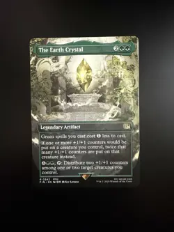 MTG Final Fantasy English The Earth Crystal Borderless 0342 Non-Foil - Image 1