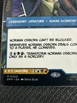 Norman Osborn (Borderless) Marvel's Spider-Man Regular #0220 NM Near Mint MTG NM - Image 2