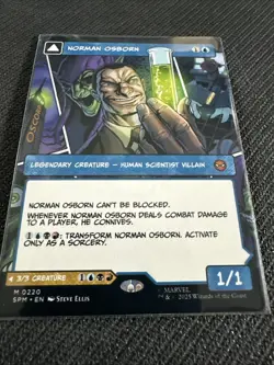 Norman Osborn (Borderless) Marvel's Spider-Man Regular #0220 NM Near Mint MTG NM - Image 4