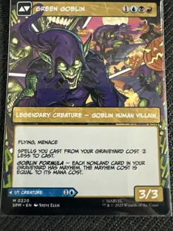 Norman Osborn (Borderless) Marvel's Spider-Man Regular #0220 NM Near Mint MTG NM - Image 5