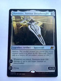 MTG - 1x Dawnsire Sunstar Dreadnought - Edge Of Eternities - Foil - NM - Image 1