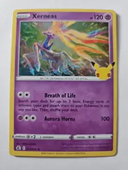 Xerneas 012/025 Holo Rare - 2021 Pokemon Celebrations 25th Anniversary NM - Image 1