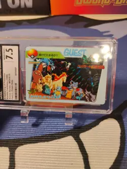 Pokemon Japanese Bandai Carddass Anime Series Part 2 A Gathering Of Pokemon - Image 1