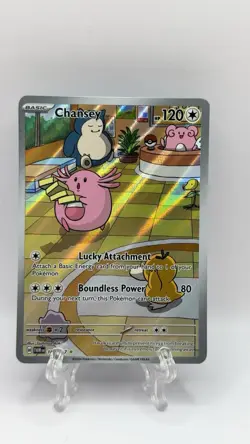 2024 Pokemon S&V Twilight Masquerade Chansey #187 Illustration Rare Pack Fresh - Image 1