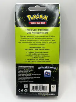 Pokemon Knockout Box Collection Shaymin Zernaora Marshadow New Sealed Box - Image 2